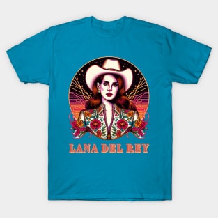 Lana Del Rey - Cowgirl Flower Nights T-Shirt